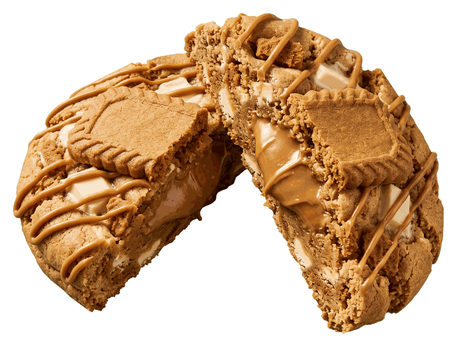 Biscoff, broken open